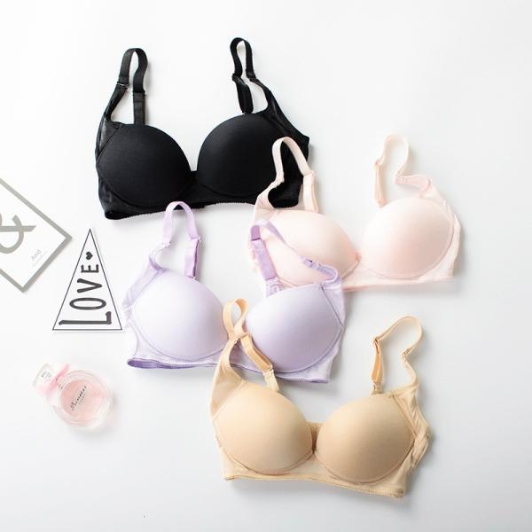ブラジャー 大きいサイズ ブラ 小さく見せるブラ 胸チラブロック チラ見え防止 通気性薄型 ミセス レディース Sambalrestaurant Pl