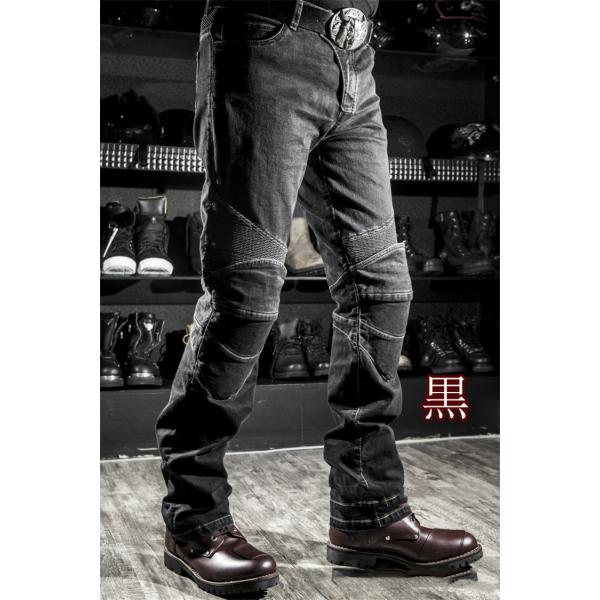 バイクパンツ 春の新作 ライダーパンツ プロテクター付き ジーンズ デニム バイクウェア オートバイ 膝当て 耐衝撃 耐久 転倒防護 膝パッド レーシングパンツ メンズ