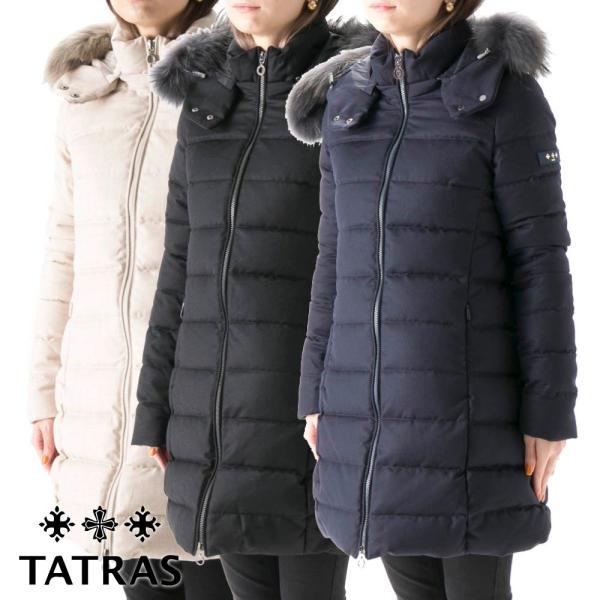 TATRAS（タトラス） レディースアウター LAVIANAファー付セミロング