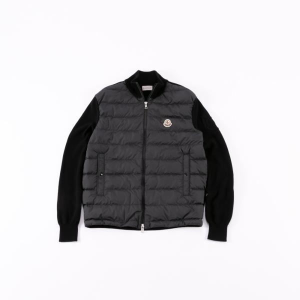 MONCLER モンクレール　ニット MONCLER モンクレール メンズトップス 身頃ダウン 袖ニット 胸元