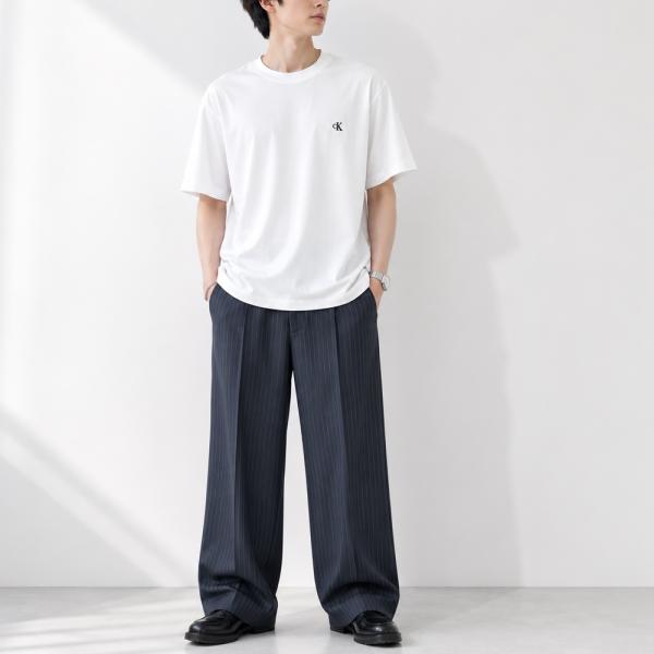 カルバンクラインジーンズ Calvin Klein Jeans メンズ Tシャツ SS EASY MONOGRAM TEE 半袖クルーネックTシャツ LV04RC275GYAF　フィットハウス