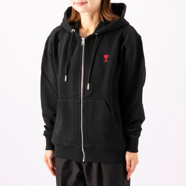 アミパリス AMI PARIS トップス RED ADC ZIP HOODIE BFUSW435 フィット