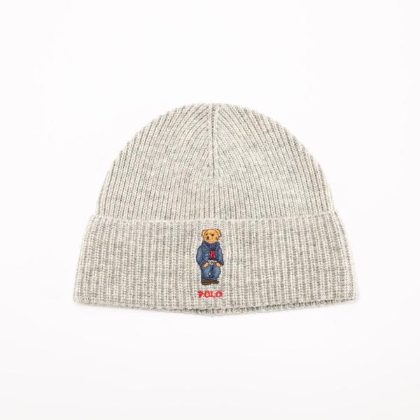 POLO RALPH LAUREN（ポロ・ラルフローレン） ニット帽 SOLID FLAG BEAR