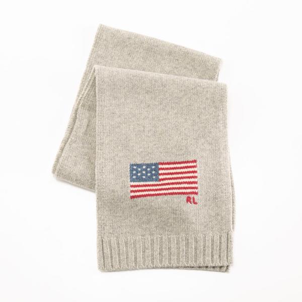 ポロラルフローレン POLO RALPH LAUREN マフラー RL FLAG SCARF PC1442　フィットハウス