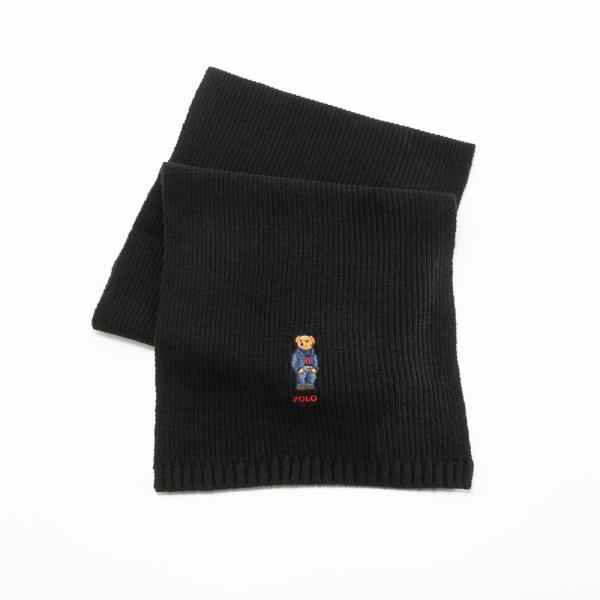 ポロラルフローレン POLO RALPH LAUREN マフラー SOLID DENIM BEAR SCARF PC1464　フィットハウス