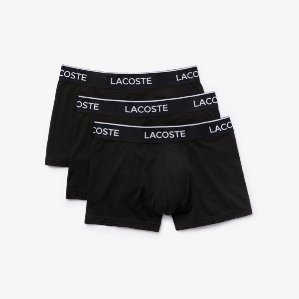 ラコステ LACOSTE アンダーウェア・下着 ブランドネームデザイン3パックボクサーパンツ 5H3389-10　フィットハウス