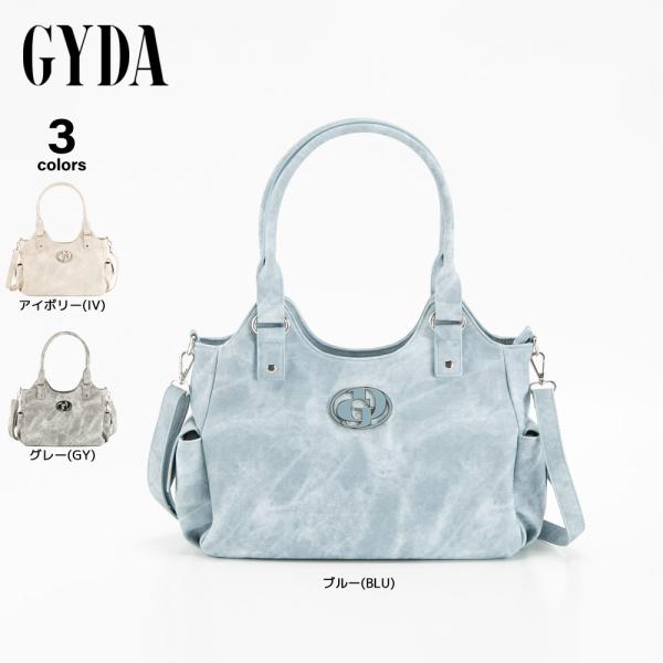 ジェイダ GYDA 2WAYトートバッグ ショルダーバッグ ビッグロゴメタル GY-B428　フィットハウス