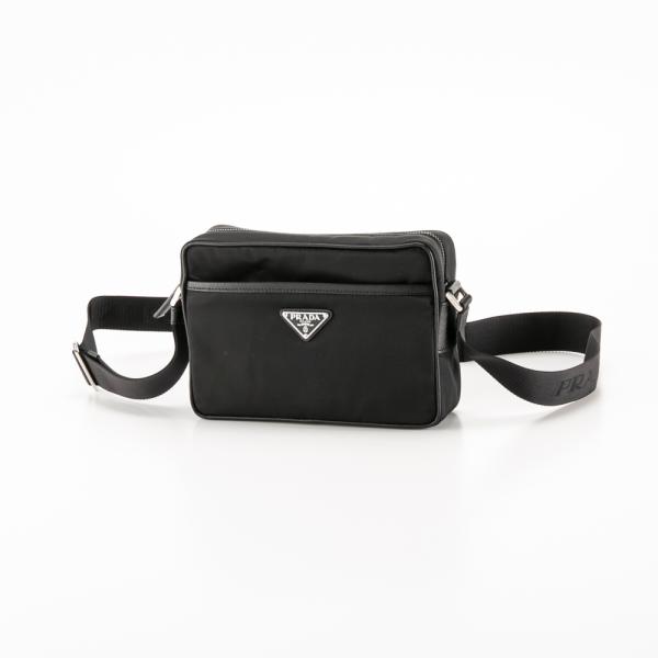 プラダ PRADA ReNylon+SAFFIANO 前ポケット付き ショルダーバッグ 2VH048 2DMH XOO　フィットハウス
