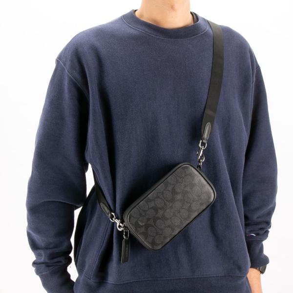 COACH ボディバッグ　シグネチャー　ワンショルダーバッグ COACH（コーチ） ワンショルダーバッグ ボディバッグ メンズ