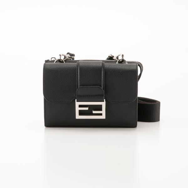 FENDI ダブルバゲット レザー 本革 ミニショルダー 7VA649APDR FENDI ダブルバゲット レザー 本革 ミニショルダー 7VA649APDR