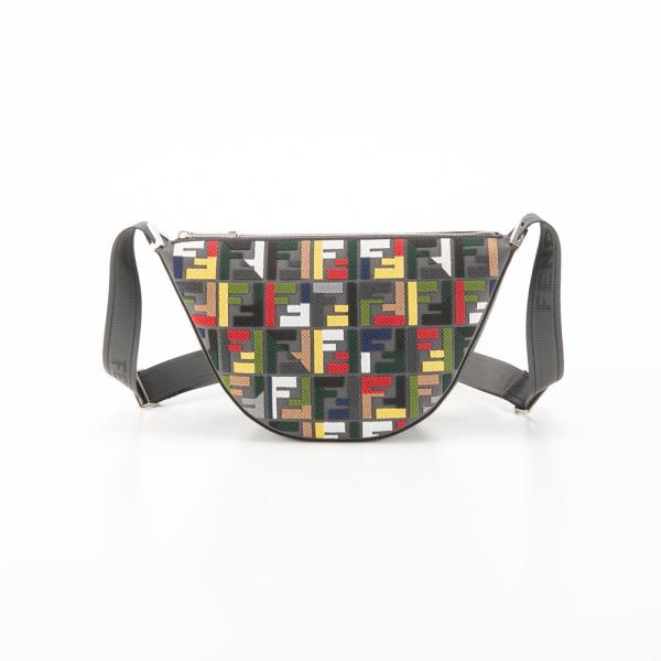 Fendi ボディバッグ マルチカラー コラージュプリント FENDI（フェンディ） FENDI FF MELON SMALL クロスボディバッグ 7VA635