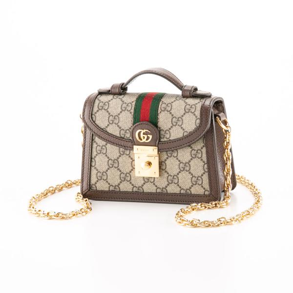 グッチ GUCCI GGスプリーム OPHIDIA ミニチェーンショルダーバッグ 696180 96IWG　フィットハウス