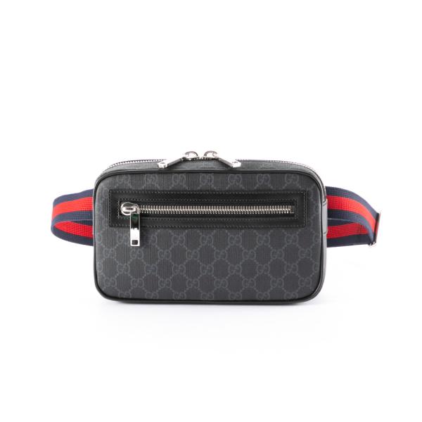 GUCCI（グッチ） GUCCI GG ブラック スモール ベルトバッグ 792094