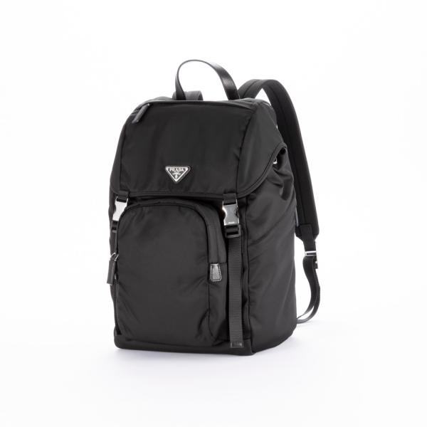 プラダ PRADA ReNylon+SAFFIANO 前ZIP付きバックパック 2VZ135 2DMG HOL　フィットハウス