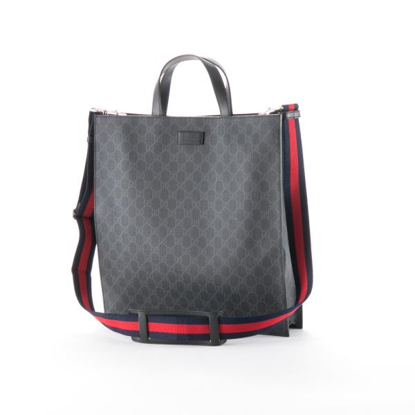 GUCCI（グッチ） GUCCI GG BLACK 縦長トートバッグ 495559 K5IAN