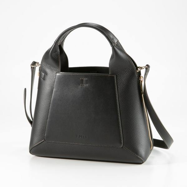 FURLA（フルラ） ハンド・トートバッグ GILDA M TOTE/NERO+MARMO c