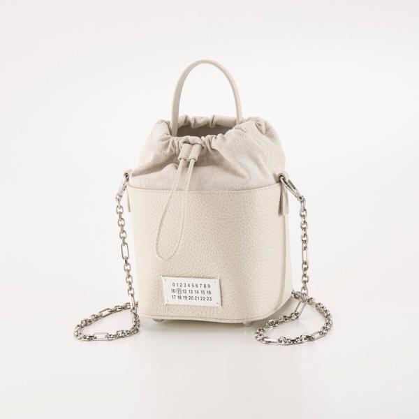 メゾンマルジェラ　ショルダーバッグ付き　ドッキング　ナイロンジャケット　ホワイト Maison Margiela（メゾンマルジェラ） ハンド・トートバッグ 5AC