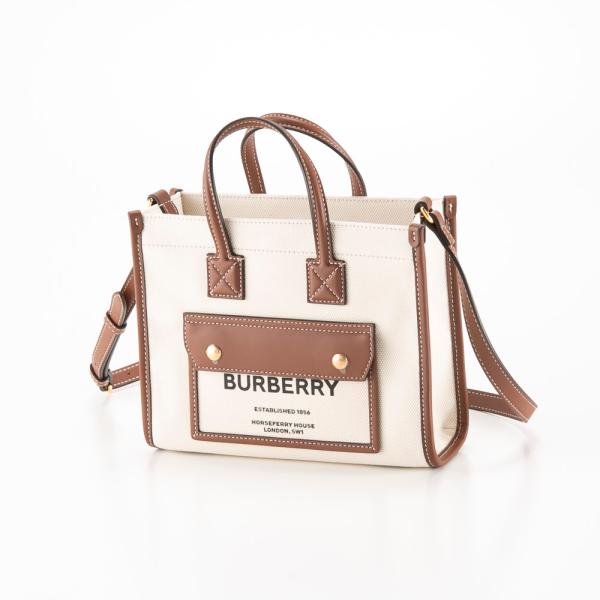 BURBERRY（バーバリー） ハンド・トートバッグ ツートン キャンバス