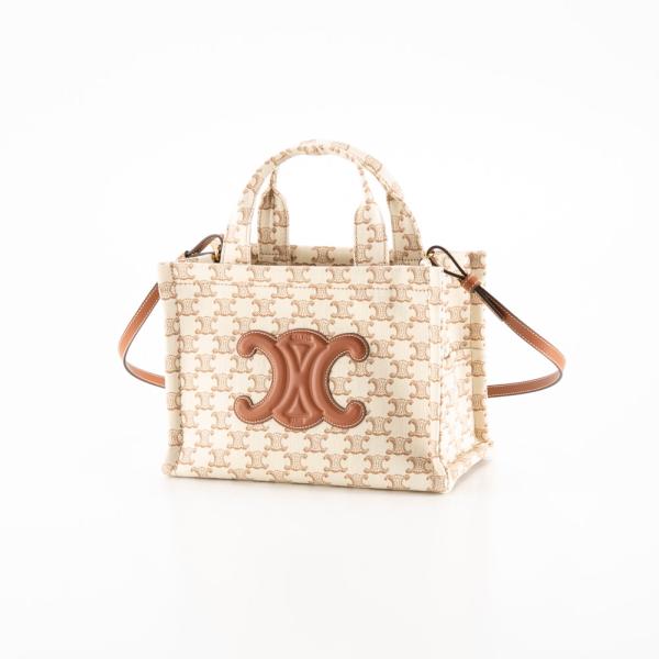 CELINE セリーヌ SMALL CABAS テキスタイルトートバッグ 19916/2FRF