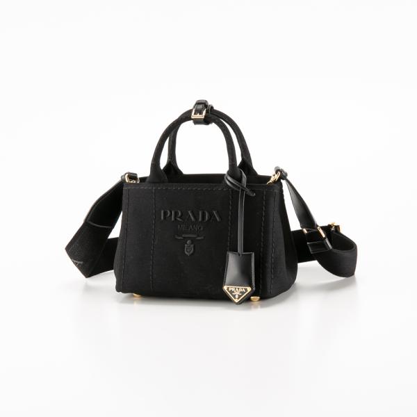 【WEB限定価格】プラダ PRADA CANAPA コットンキャンバスロゴトートバッグ 1BA038 2CYA 8OM　フィットハウス