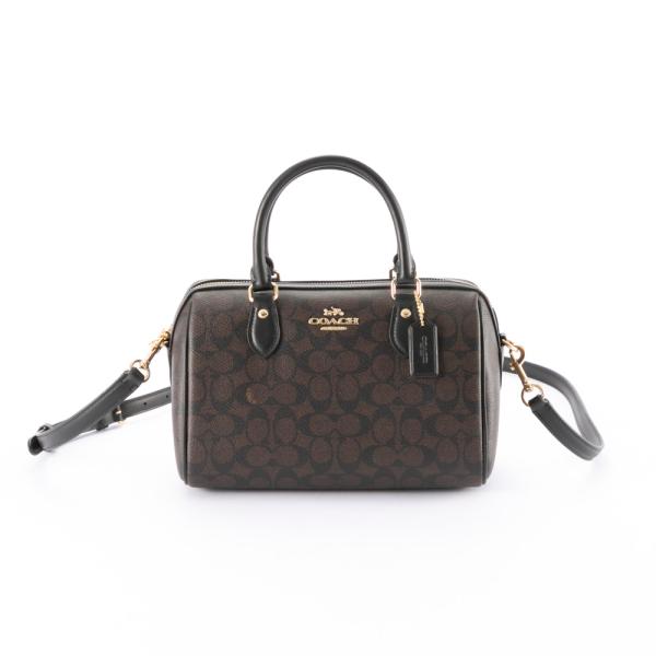 COACH（コーチ） ボストンバッグ ローワン サッチェル シグネチャー