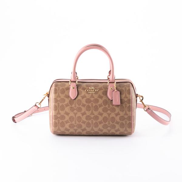 COACH（コーチ） ボストンバッグ ローワン サッチェル シグネチャー