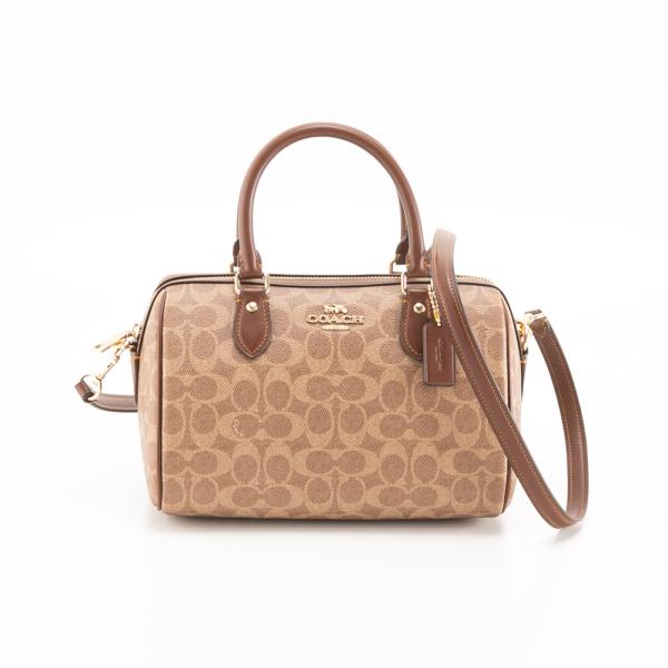 COACH（コーチ） ボストンバッグ ローワン サッチェル シグネチャー