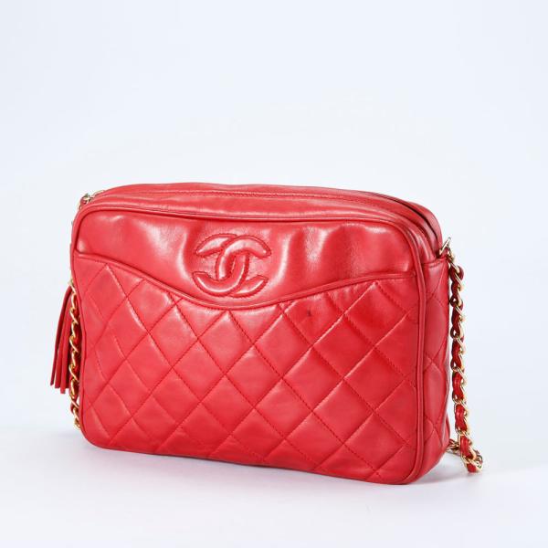 CHANEL ヴィンテージ シャネル マトラッセ 縦型 チェーンショルダー CHANEL ヴィンテージ シャネル マトラッセ 縦型 チェーン