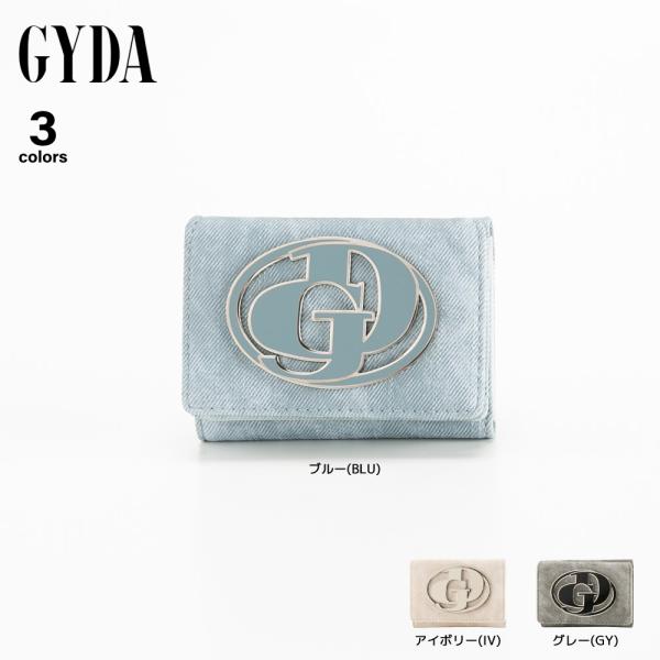 ジェイダ GYDA マイクロミニ財布 三つ折り財布 GY-W423 ビッグロゴメタル　フィットハウス