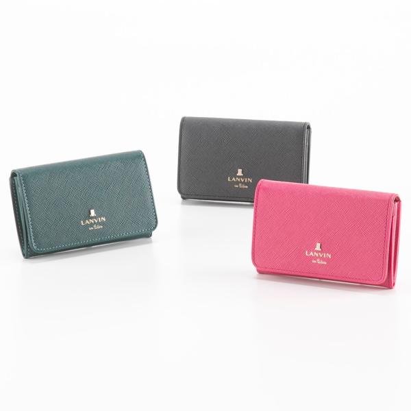 ランバンオンブルー LANVIN en Bleu カードケース・名刺入れ リュクサンブール 480114　フィットハウス