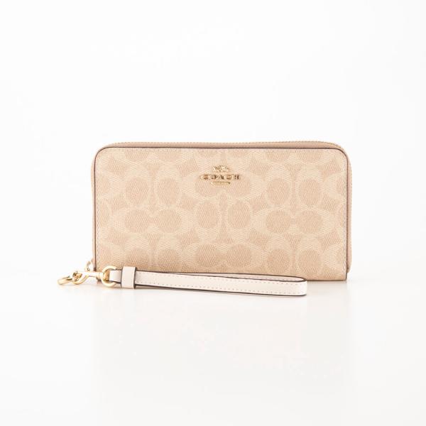 コーチ COACH シグネチャー アコーディオン ラウンド長財布 リストレット CW778　フィットハウス