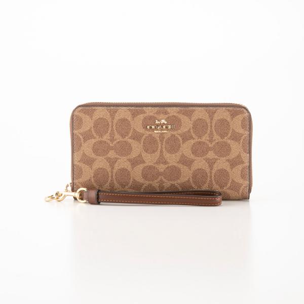 コーチ COACH シグネチャー アコーディオン ラウンド長財布 リストレット CW778　フィットハウス