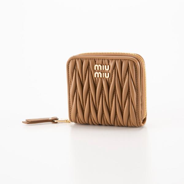 miu miu（ミュウミュウ） 折り財布 MATELASSE マトラッセ 5ML522 2FPP