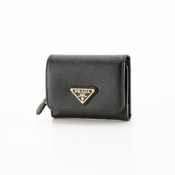 PRADA折り財布 プラダ PRADA PRADA 三つ折り財布 1MH044 QHH サフィアーノ