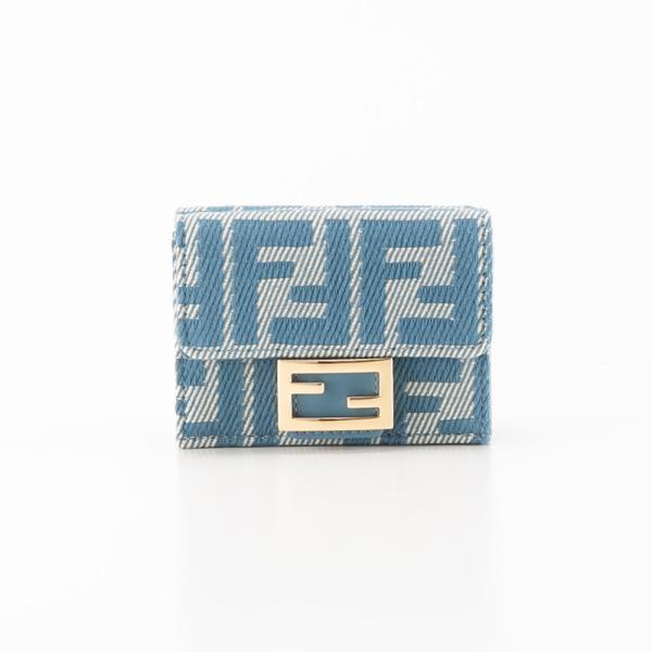 フェンディ FENDI BAGUETTE FFジャカード 折り財布 TINY 8M0395-AUNJ　フィットハウス