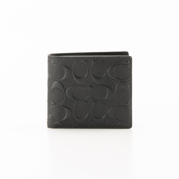 コーチ COACH デボスドシグネレザー 折り財布 CR459　フィットハウス