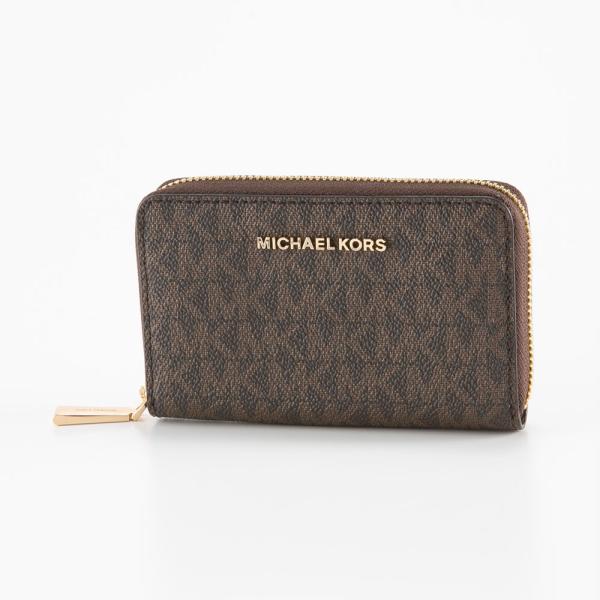 【特別価格】マイケルコース MICHAEL KORS JET SET PVC シグネチャー ラウンド カード 小銭入れ 32F9GJ6D0B　フィットハウス