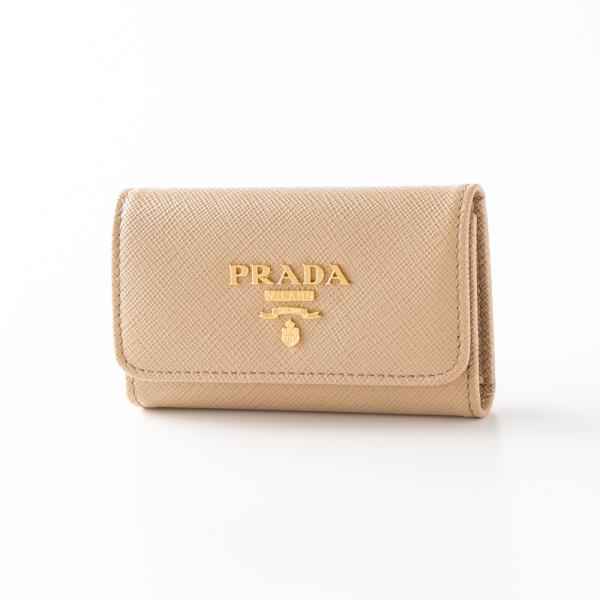 PRADA プラダ SAFFIANO MULTICOLOR 4連キーケース 1PG004 ZLP フィット 