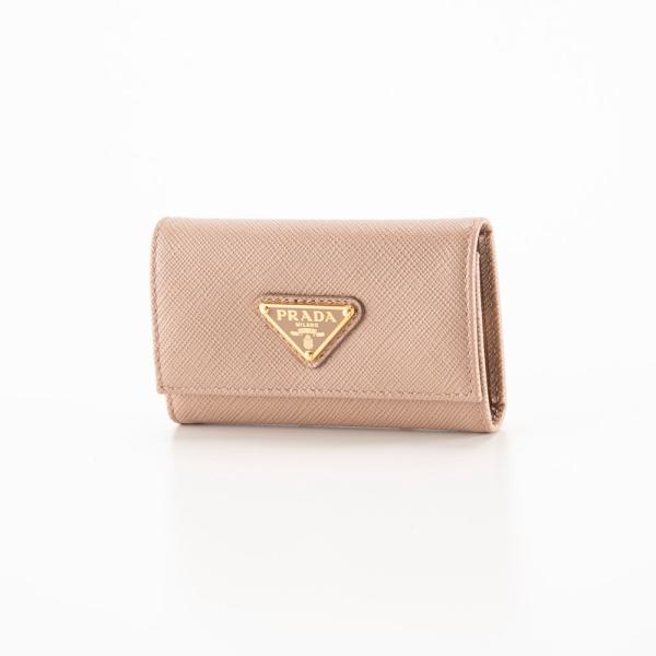 PRADA（プラダ） PRADA SAFFIANO TRIANGOLO 4連キーケース キーリング