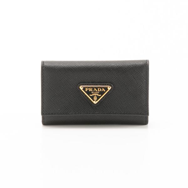 未使用 付属品完備 PRADA プラダ キーケース 4連 リング付き 非売品 プラダ PRADA キーケース キーリング付き 4連キーケース サフィアーノ