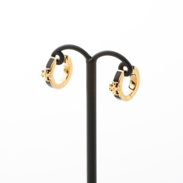 トリーバーチ TORY BURCH フープピアス KIRA ENAMEL HUGGIE EARRING キラ 155515-720　フィットハウス