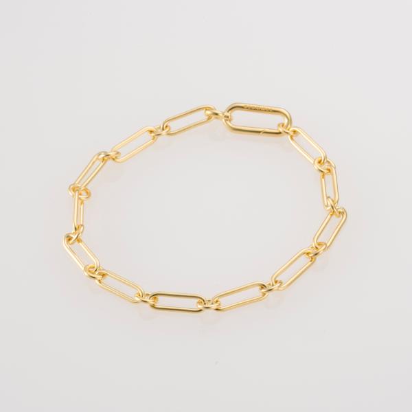 �g���E�b�h TOM WOOD �u���X���b�g Box Bracelet Large Gold 8,3 Inches B47JVNAS925-9K�@�t�B�b�g�n�E�X