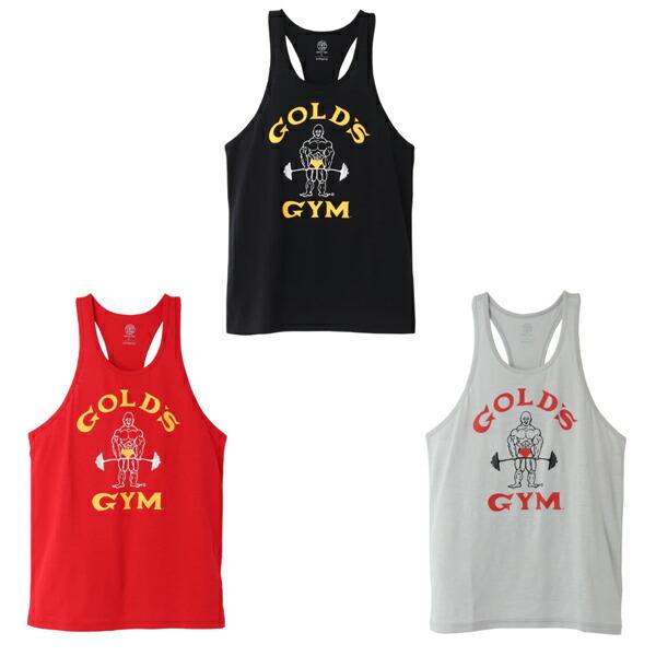 コットンスラブタンク 80s' GOLD'S GYM_W ゴールドジムウェア ボディビル フィジーク 筋トレ ビンテージ