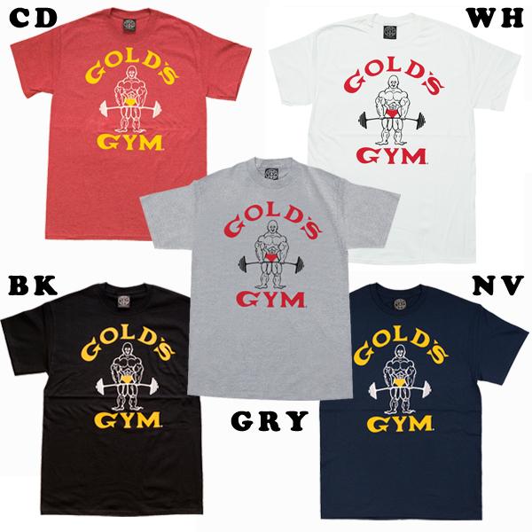 ベーシックTシャツ クラシックJ（M・L・XLサイズ） GOLD'S GYM_W 