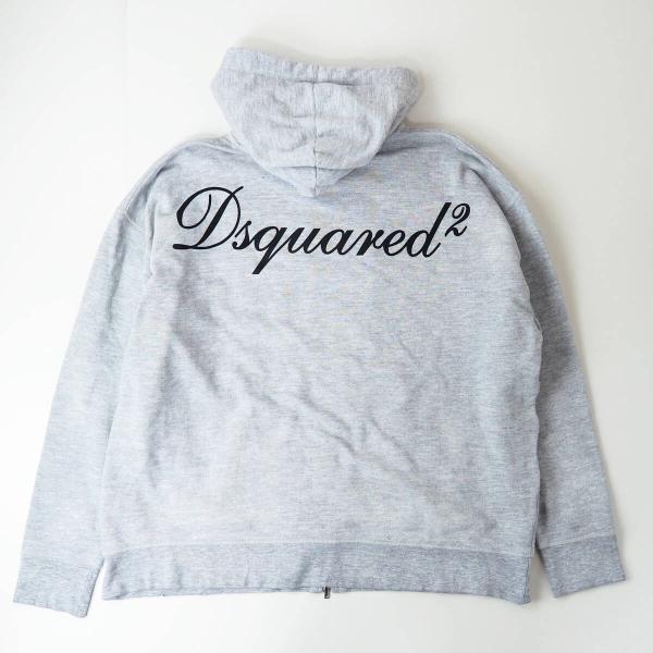 DSQUARED2 フルジップパーカー ダメージ加工　S DSQUARED2(ディースクエアード) ダメージ加工パーカー（パーカー