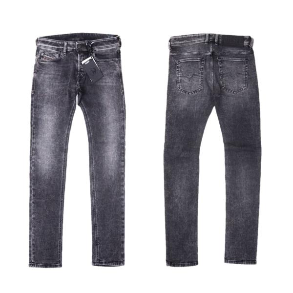 DIESEL　SLEENKER　00S7VG　28　ボタンフライ　スキニースリム DIESEL (ディーゼル) 5ポケット ジップフライ スキニー デニム
