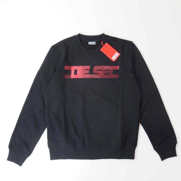 diesel メタル dロゴ スウェット tシャツ DIESEL（ディーゼル） S-GINN-E3 レギュラーフィット ロゴ スウェット