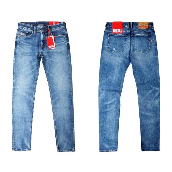 DIESEL（ディーゼル） SLEENKER 09H68 メンズ ダメージ加工 ストレッチ