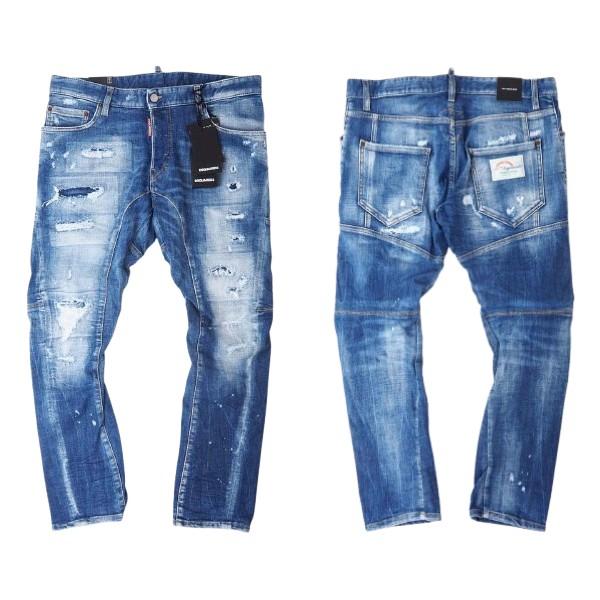 DSQUARED2 ディースクエアード TIDY BIKER S74LB1438 ダメージ加工