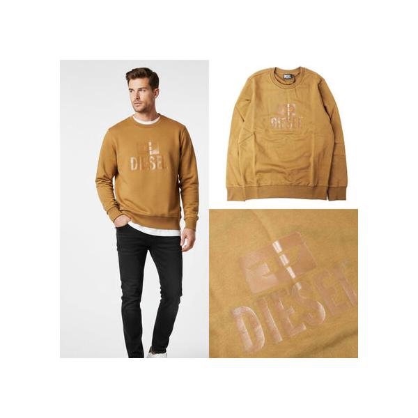 DIESEL（ディーゼル） DIESEL S-GIR-CREWNECK ロゴ スウェットシャツ 